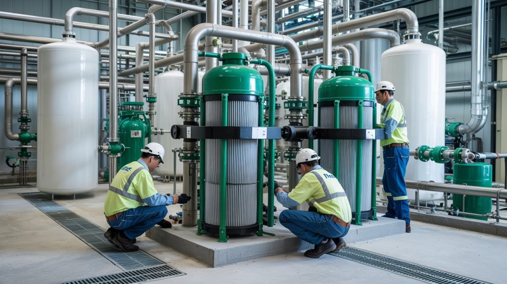 Iron removal filtration system by AMB Water Technology in Sylhet for clean, odor-free water.