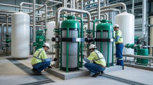 Iron removal filtration system by AMB Water Technology in Sylhet for clean, odor-free water.